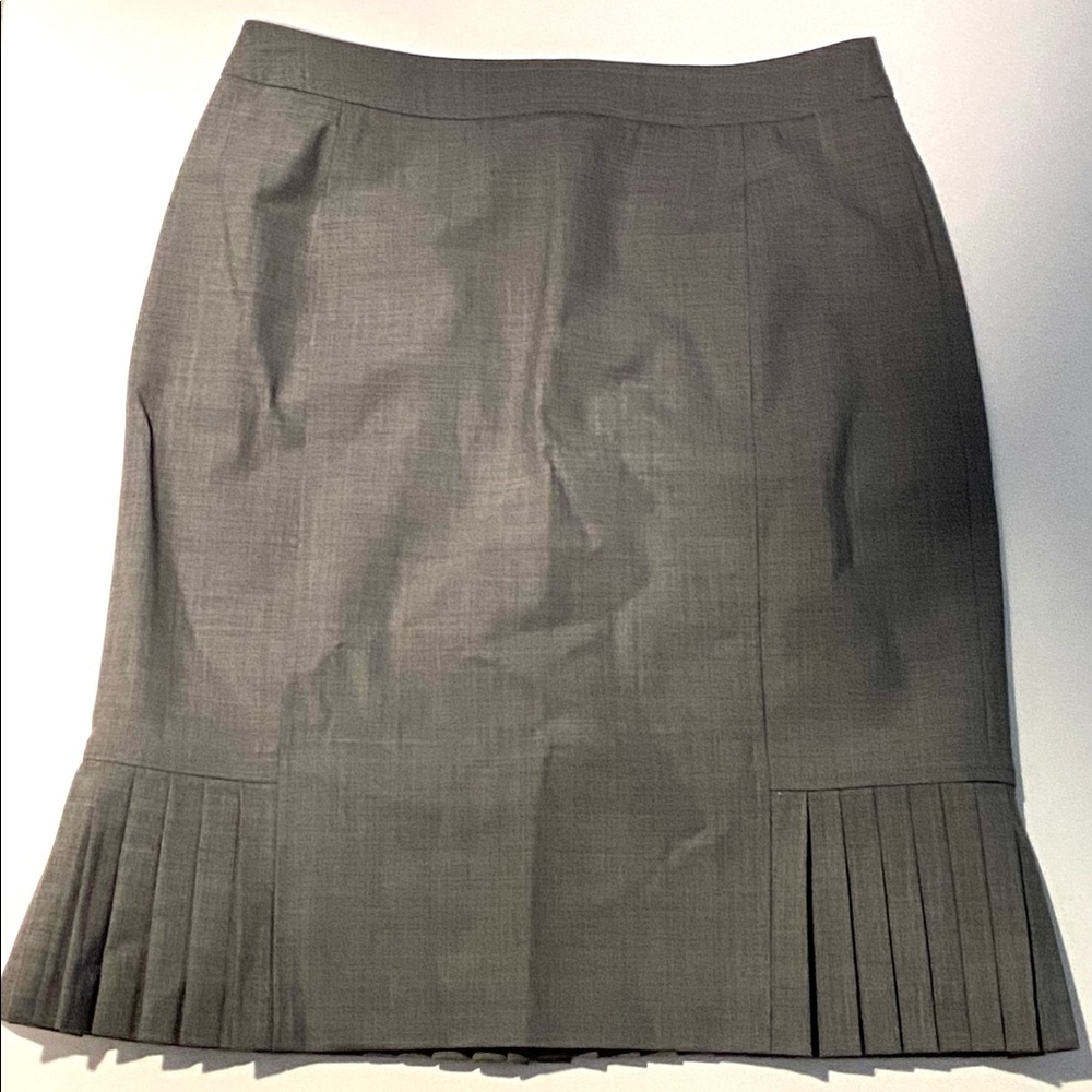 Gray Petite Sophisticate Skirt